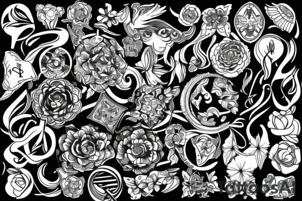 pattern tattoo idea
