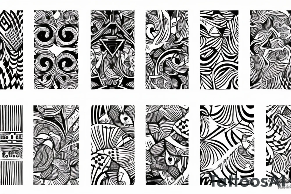 pattern tattoo idea