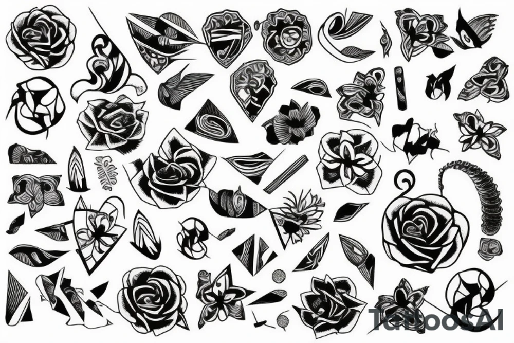 pattern tattoo idea