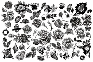 pattern tattoo idea
