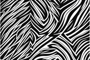 lightning bolt pattern tattoo idea