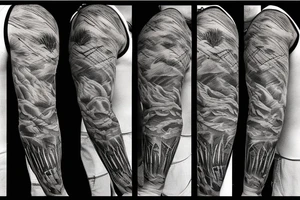 rugged old mountain man tattoo idea