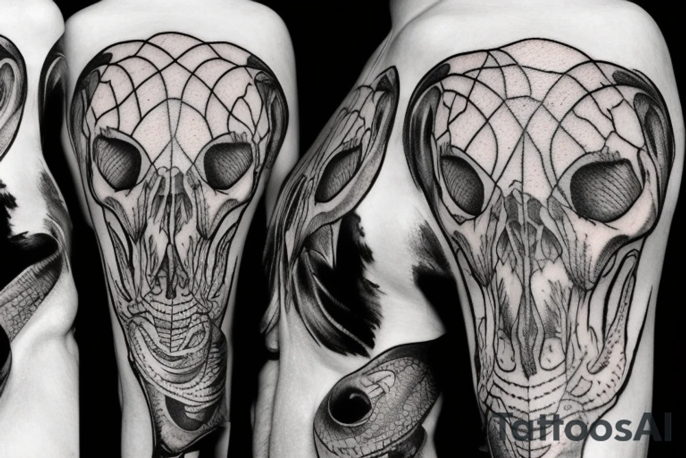 dall sheep skull tattoo idea