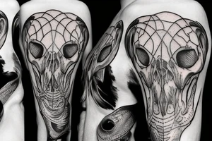 dall sheep skull tattoo idea