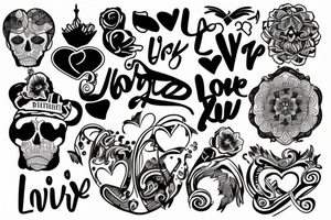 Love Yourz tattoo idea