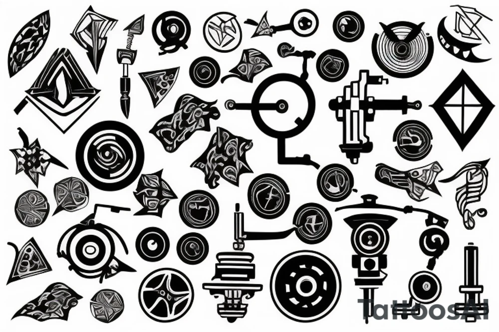 engine tattoo idea