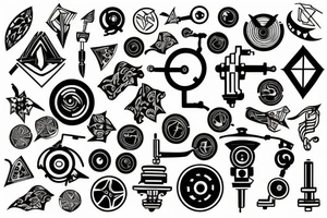 engine tattoo idea
