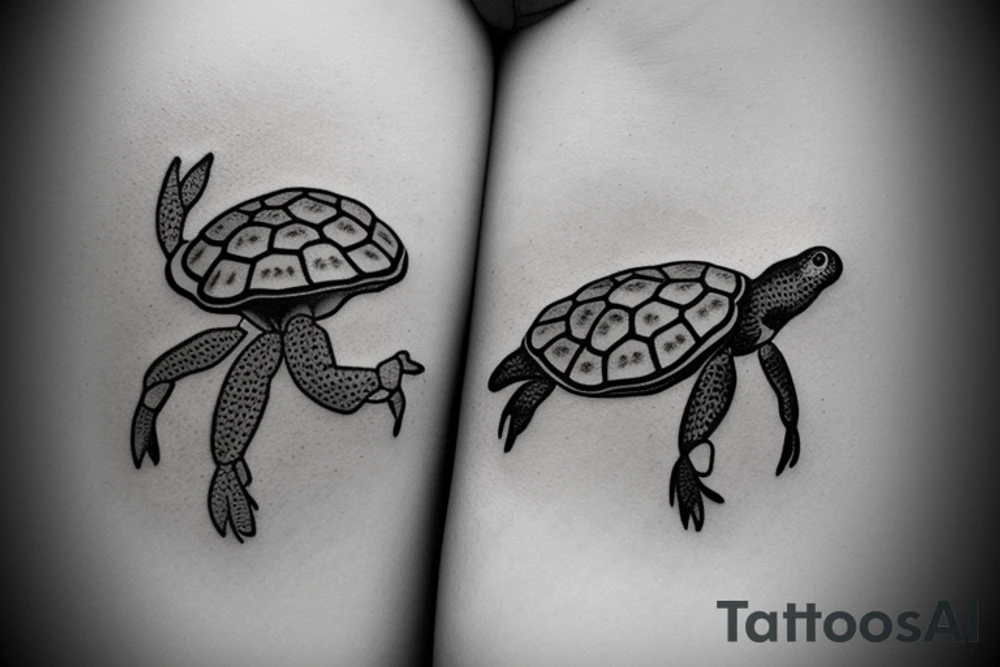 Baby box turtle tattoo idea