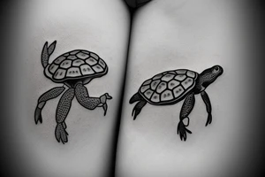 Baby box turtle tattoo idea
