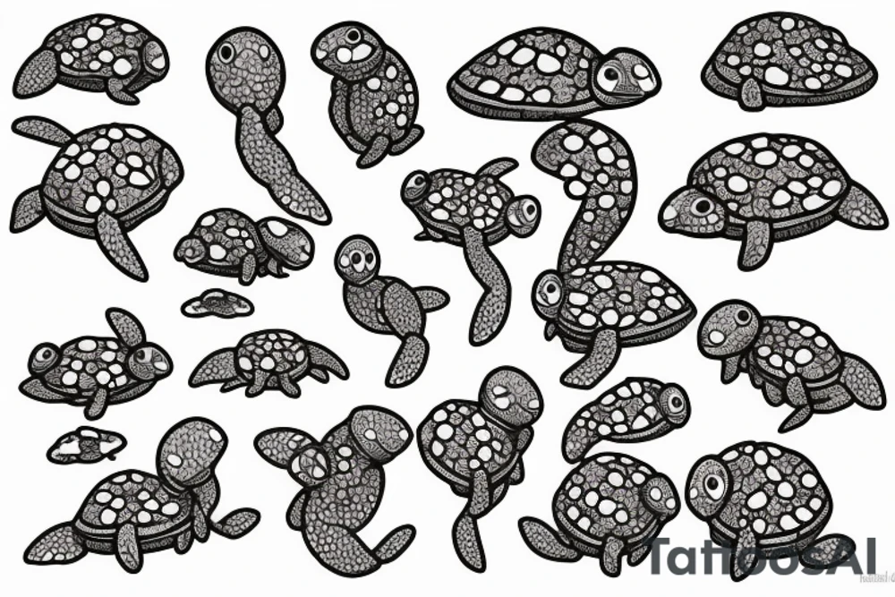 Baby box turtle tattoo idea