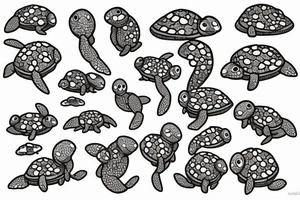 Baby box turtle tattoo idea