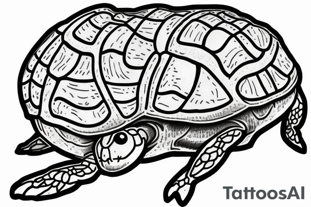Baby box turtle tattoo idea