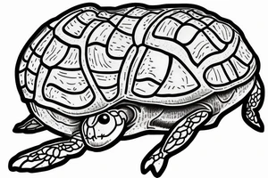 Baby box turtle tattoo idea