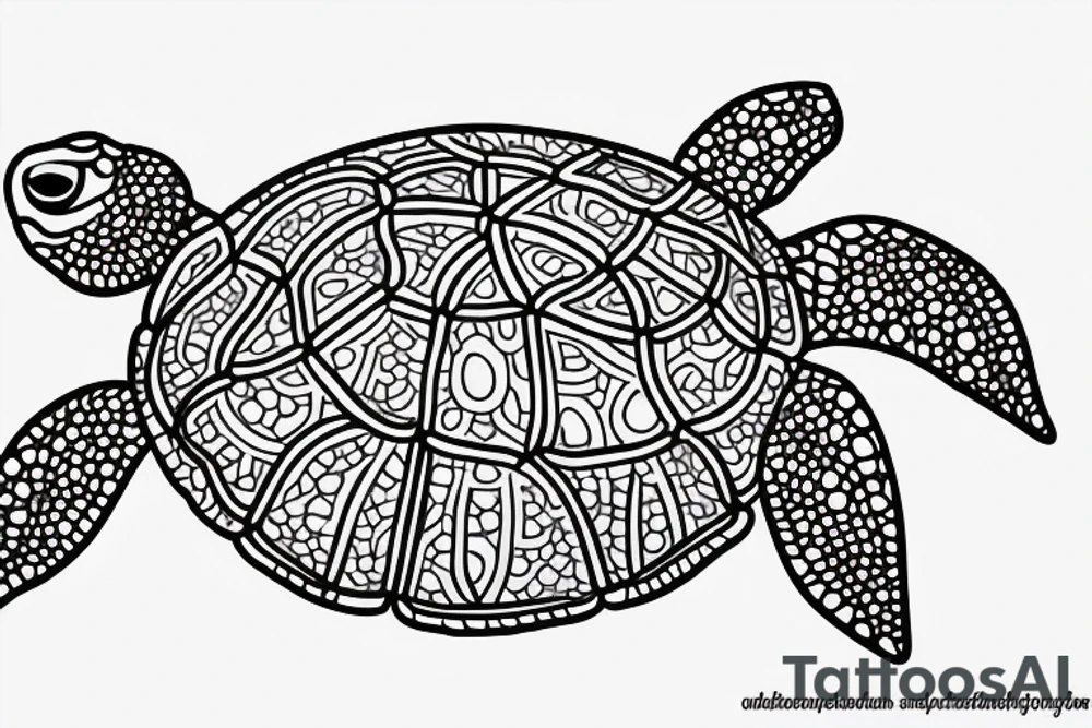 Baby turtle tattoo idea