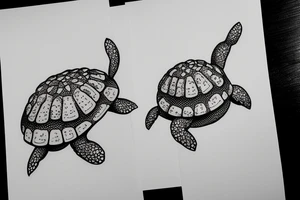 Baby box turtle tattoo idea