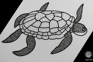 Baby box turtle tattoo idea