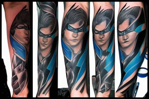 Nightwing in Gotham city tattoo idea