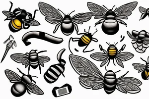 Bumblebee tattoo idea