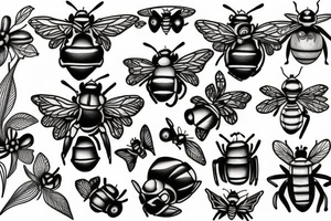 Bumblebee tattoo idea
