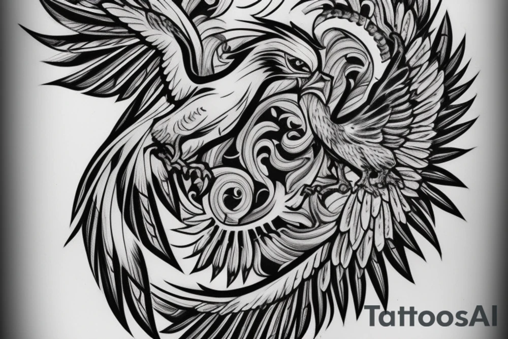 Albanian eagle tattoo idea