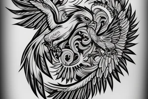 Albanian eagle tattoo idea