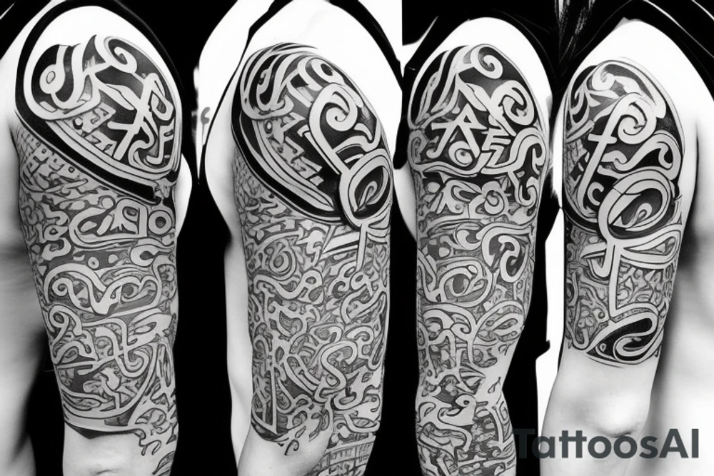 A mix with the letters „J“ and „L“ tattoo idea
