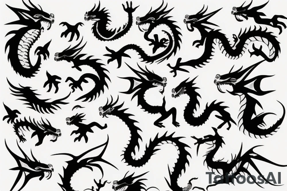 Dragon tattoo idea