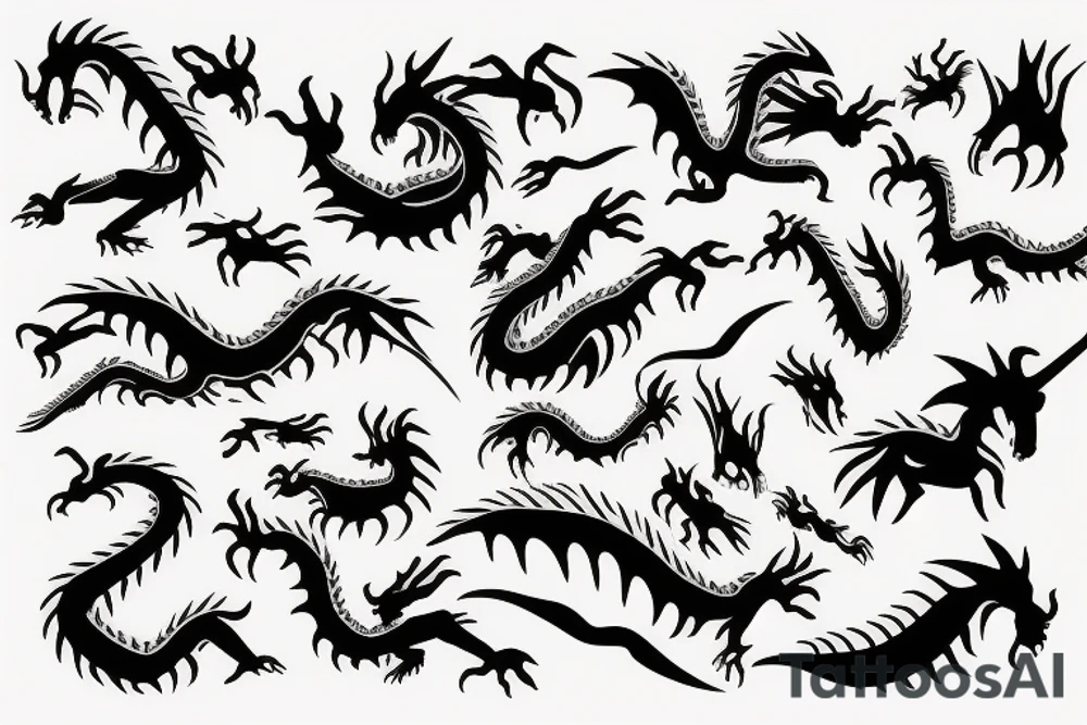 Dragon tattoo idea