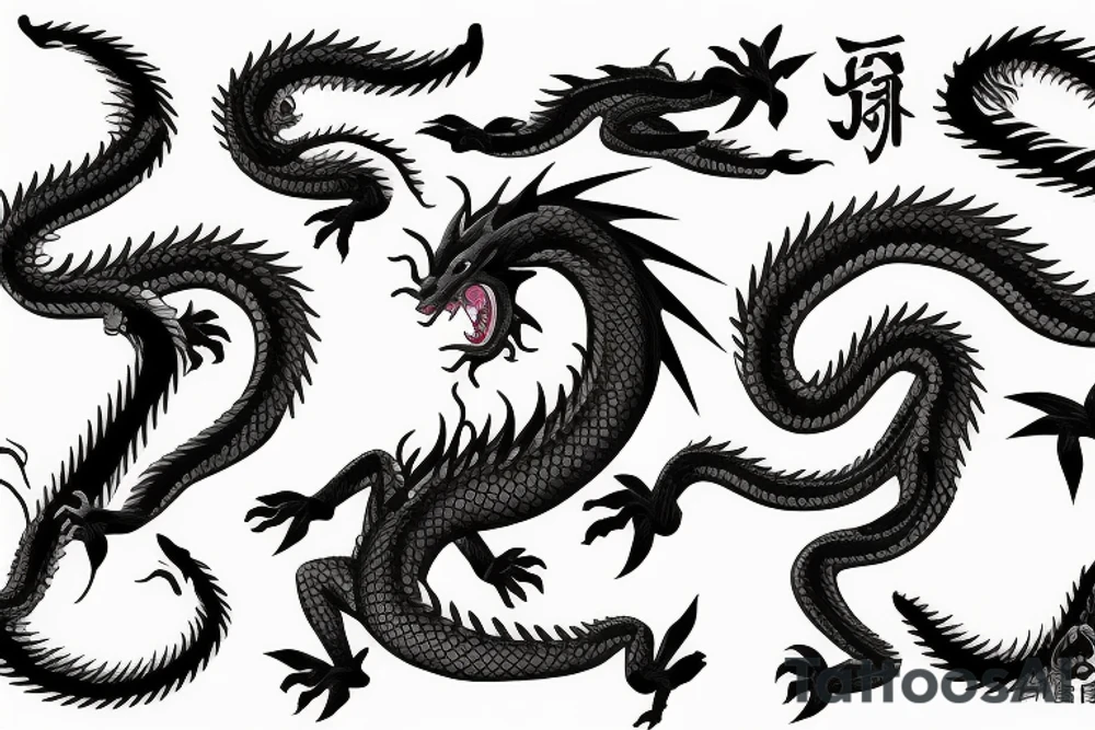Dragon shenron tattoo idea