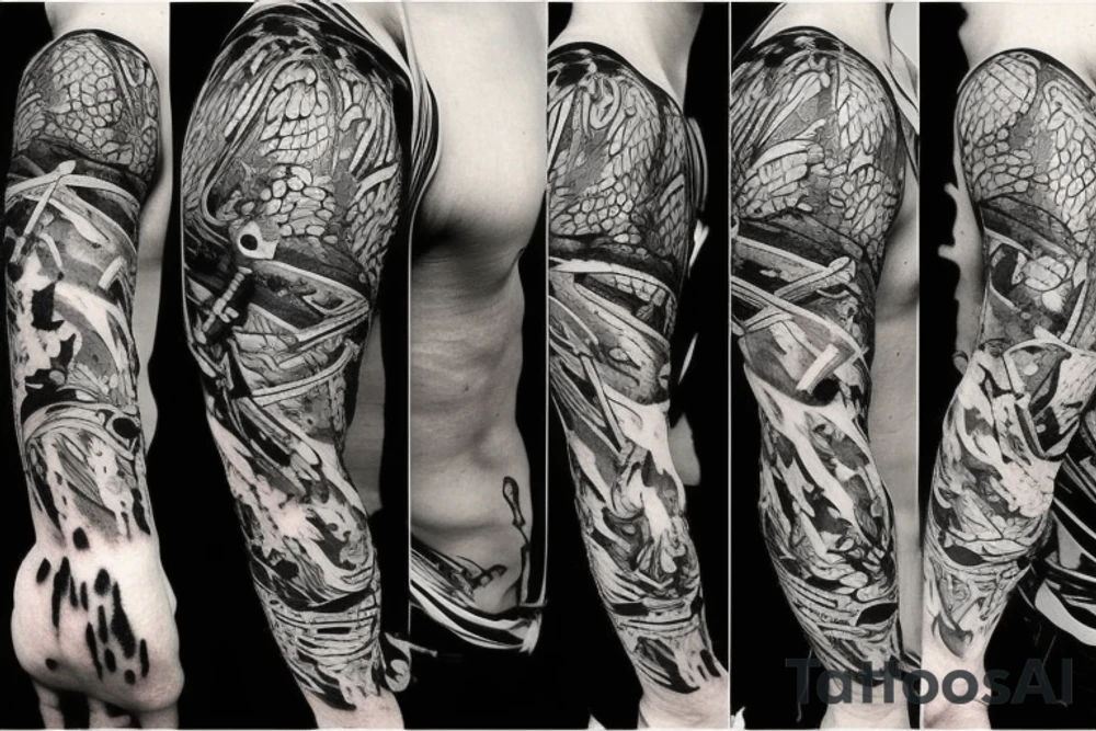 army combat skull tattoo idea