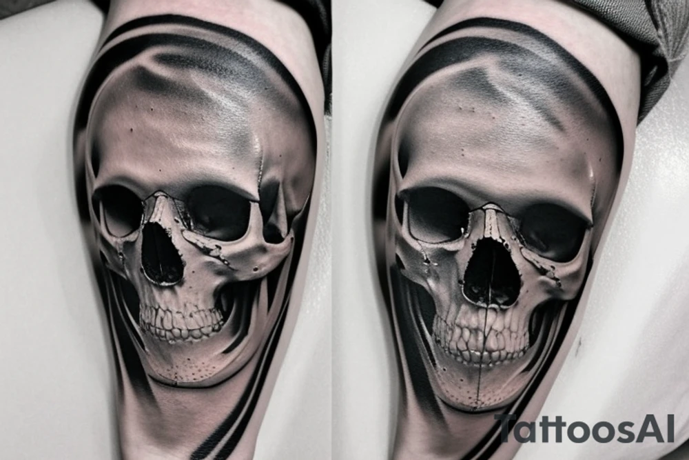 army combat skull tattoo idea