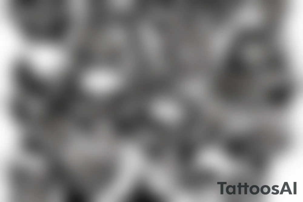 military war combat skull tattoo idea