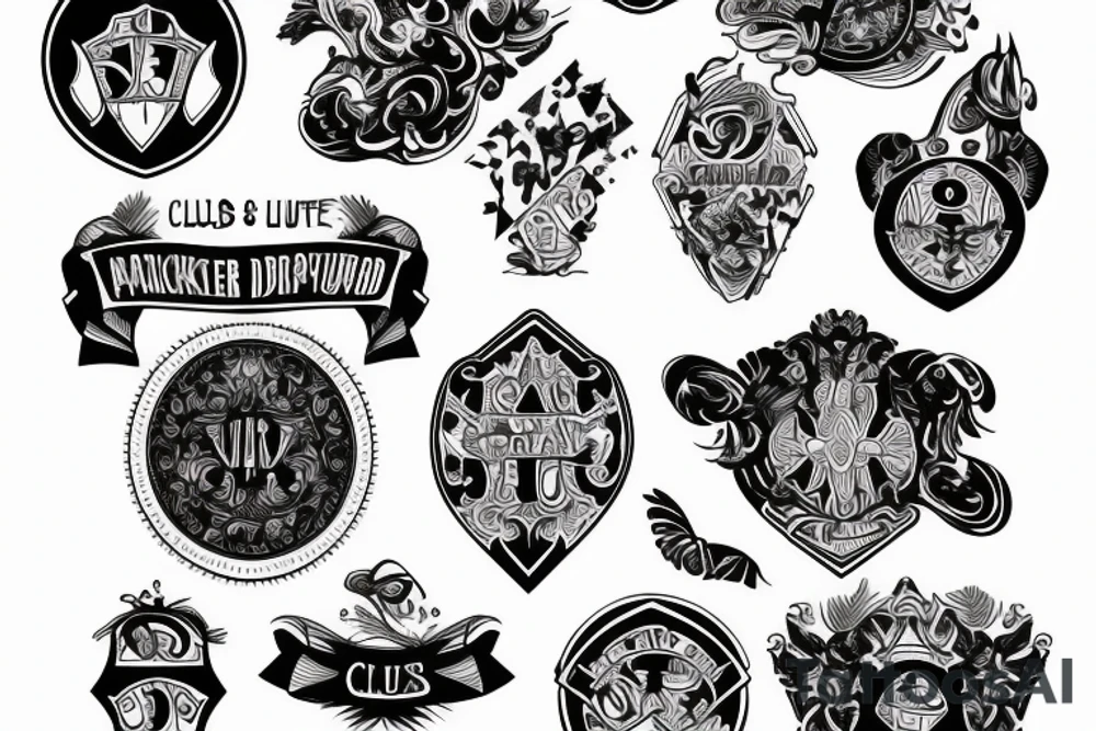 two of clubs card tattoo idea