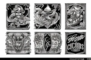 two of clubs card tattoo idea