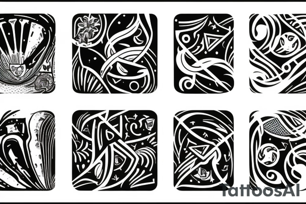two of clubs card tattoo idea