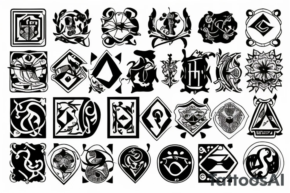 two of clubs card tattoo idea