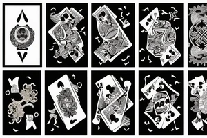 two of clubs card tattoo idea