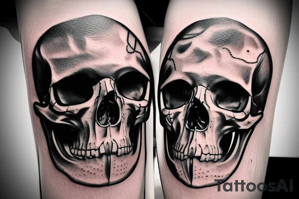 army skull tattoo idea