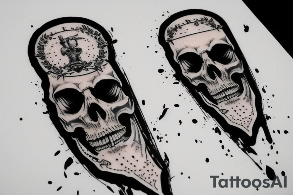army skull tattoo idea