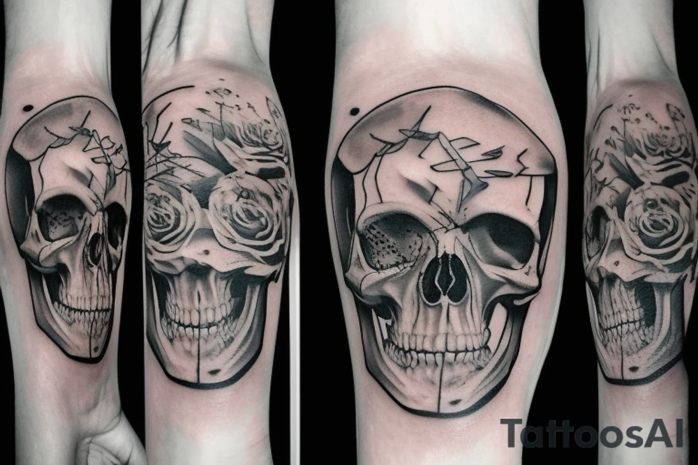army skull tattoo idea