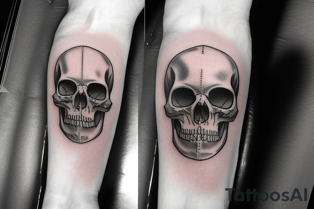 army skull tattoo idea