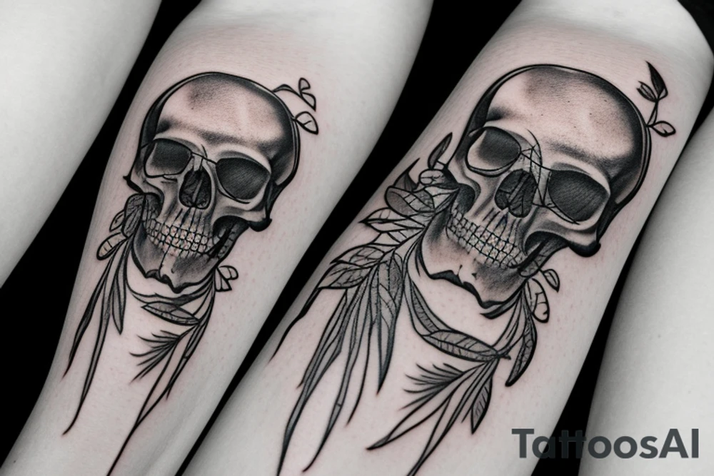 army skull tattoo idea