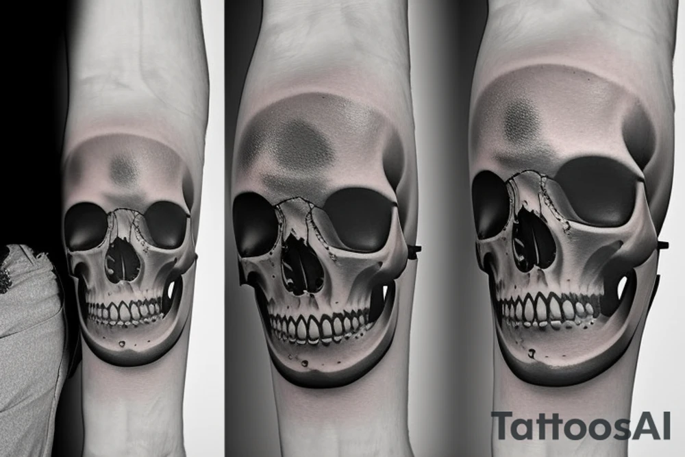 army skull tattoo idea