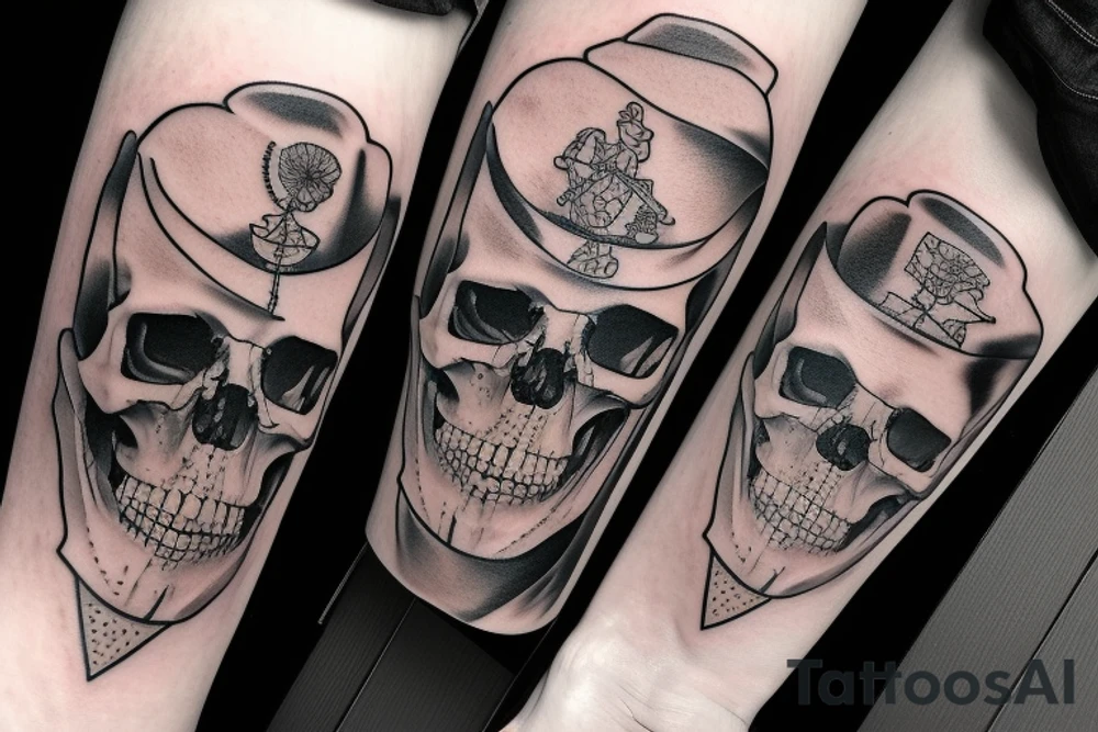 army skull tattoo idea