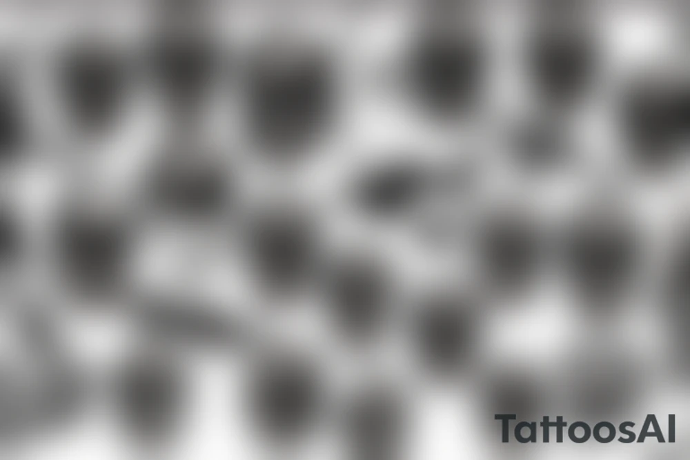 army skull tattoo idea