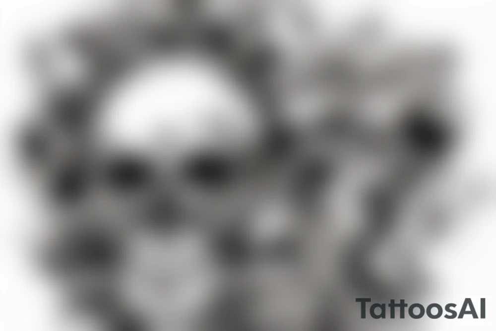 army skull tattoo idea
