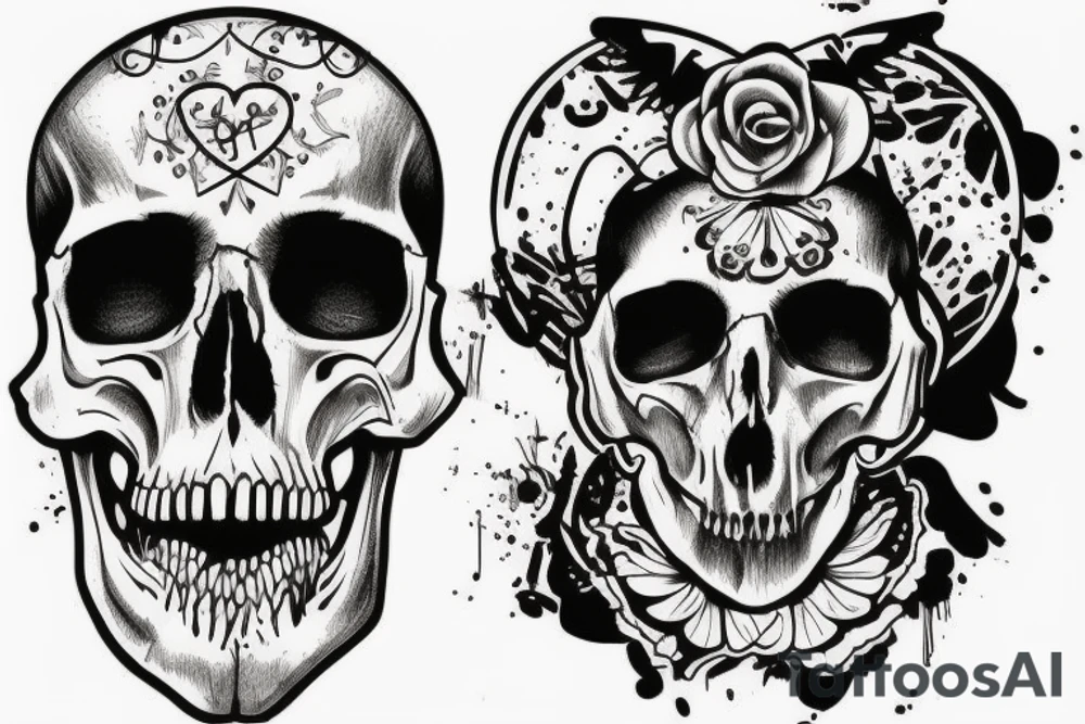 army skull tattoo idea