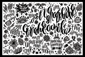 Just the Phrase: I am grateful for everything I have, everything I know, everything I am tattoo idea