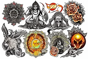 A imagem de uma índia tattoo idea