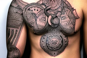 Rosto de uma índia para tatuar no antebraço tattoo idea